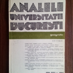 Analele universității București Geografie - 1986