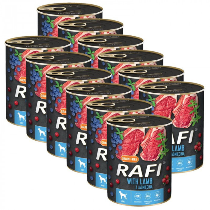 Rafi Adult GF Pat&eacute; with Lamb 12 x 800 g