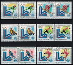 GUINEEA-BISSAU 1980 - Sport, Jocurile Olimpice de iarna /serie completa, perechi