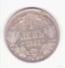 Bulgaria 1 leva 1882 -Alexander I, an unic de batere, 5 grame argint 0.835, Europa
