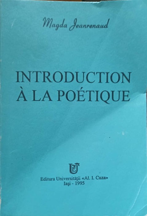 INTRODUCTION A LA POETIQUE-MAGDA JEANRENAUD-237963