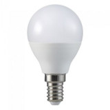 Bec economic cu LED, 5.5 W, 470 lm, 6400 K, soclu E14, lumina alb rece, tehnologie CRI95+, forma A45, General