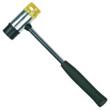 Ciocan cauciuc si plastic, negru - galben, 240 mm, 246 g