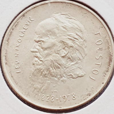 684 San Marino 1000 Lire 1978 Tolstoy km 85 argint foto