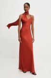 Answear Lab rochie culoarea rosu, maxi, drept