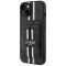 Husa pentru iPhone 15 - Guess Cardslot 4G Stripes MagSafe (GUBPHCP15SP4RPSK) - Black