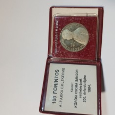 Moneda comemorativa 100 forinti Ungaria 1984 BU