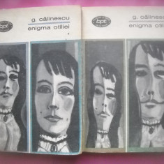 HOPCT ENIGMA OTILIEI / GEORGE CALINESCU 1967 -2 VOLUME -713 PAG