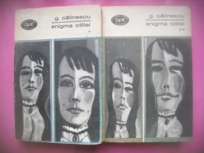 HOPCT ENIGMA OTILIEI / GEORGE CALINESCU 1967 -2 VOLUME -713 PAG foto