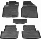 Covorase Auto Cauciuc Premium Stil Tavita Nissan Qashqai 1 2006-2013 Negre