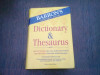 DICTIONARY and THESAURUS BARRON&#039;S