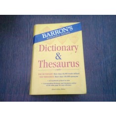 DICTIONARY and THESAURUS BARRON&#039;S