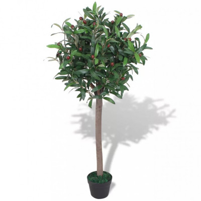 Dafin Artificial Cu Ghiveci 120 cm Verde 244453 foto