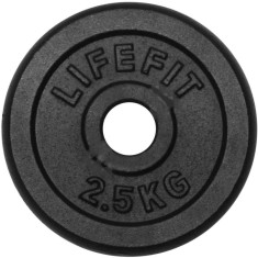 Disc Greutate Dhs Otel, 2.5 Kg, Negru Ultimate FactoryBikes