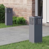 vidaXL Lumină LED Solară pentru Alei Herringbone 2 pcs Antracit 879725