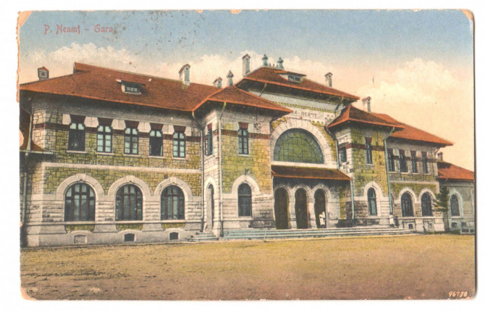 SV * Piatra Neamt * GARA * 1921 * vedere din fata