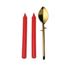 Set Drip Sensation Lingura si 2 Lumanari