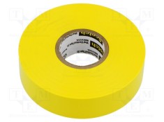 Bandă electroizolantă 3M galbenă 19mm x 20m, 0,18mm, 225%