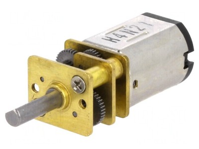 Motor DC cu transmisie HPCB 12V 210:1 Ax crestătură D foto