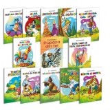 Pachet carti cu povesti de colorat (13 titluri)