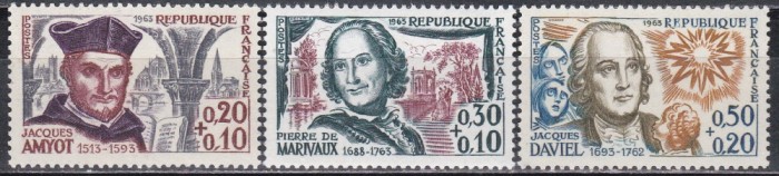 Franta 1963 - Bărbați celebri, MNH