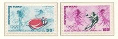 Ciad 1972 Mi 486/87 MNH - Jocurile Olimpice de iarna, Sapporo