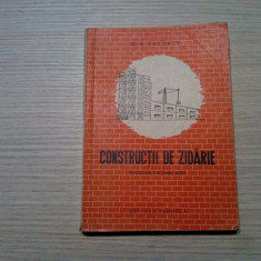 CONSTRUCTII DE ZIDARIE - M. V. Celbaev - Editura Tehnica, 1952, 238 p.