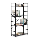 Etajeră ModernHome 4 rafturi, neagră