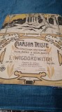 PARTITURA VECHE RARA IMPERIUL TARIST CHANSON TRISTE ANII 1900
