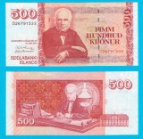 Islanda (p#58) 500 Kronur 2001 UNC &#039;Sigur&eth;sson&#039; serie: D26791533
