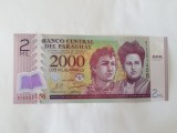 Paraguay 2000 Guaranies 2009 Polimer Noua