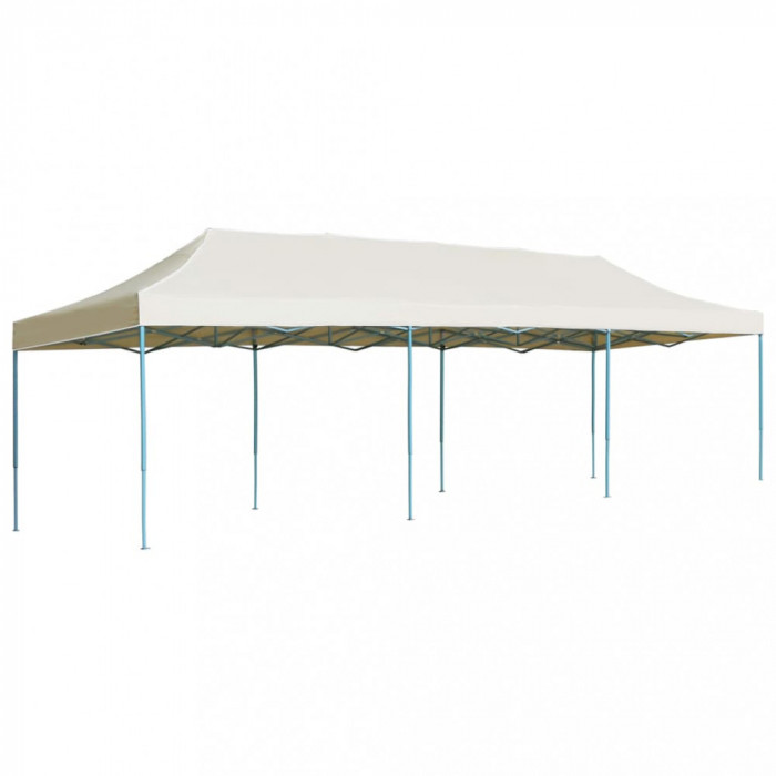 Cort de petrecere pliabil, crem, 3 x 9 m