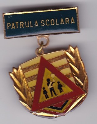 INSIGNA PIONIER Patrula scolara medalie foto
