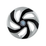 Set 4 capace roti Rex Gri-Negru R16 pentru gama auto VW, Autohelix MSA