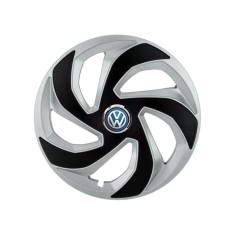 Set 4 capace roti Lama dual crom R14 pentru gama auto VW