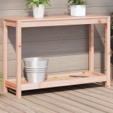 vidaXL Masă de plantare cu raft, 108x35x75 cm, lemn masiv douglas 832395