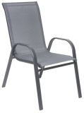 Scaun de terasa KAREN Shadow Gray, gri, 70x55,5x91 cm