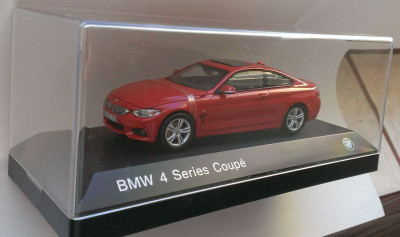 Macheta BMW seria 4 (F32) Coupe rosu - iScale 1/43 foto