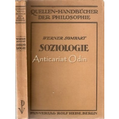 Soziologie - Werner Sombart - 1924