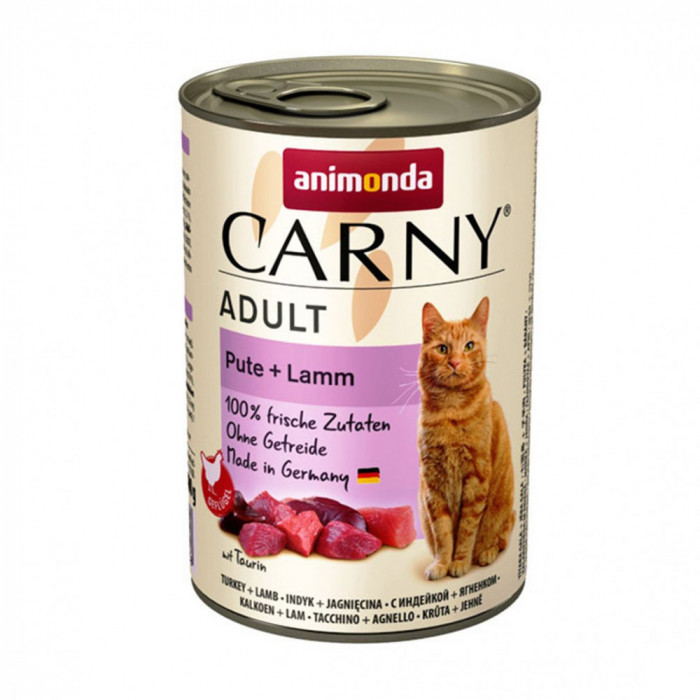 Animonda CARNY Cat Adult Curcan și miel 400 g