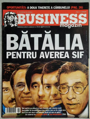 Revista Business magazin nr. 18 (5/2005). Batalia pentru averea SIF foto
