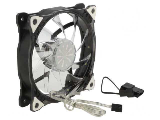 Ventilator axial DC 12V 120x120x25mm 23.2dBA