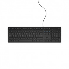 Tastatura Dell Multimedia, Wired, USB, Taste Programabile, NumberPad, Layout RO, Black