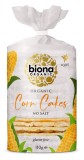 Rondele din porumb expandat Biona, 110g, Bio, Vegan, Fara gluten, Fara sare