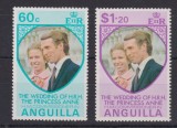 Anguilla 1973 - Royal Wedding, serie neuzata