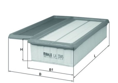 MAHLE LX 3345 Filtru aer foto