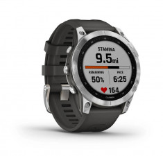 Garmin fenix 7, Silver w/Graphite Band foto