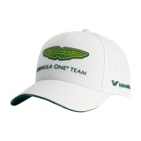 Aston Martin șapcă de baseball official Teamline Replica white F1 Team 2025 - uniw