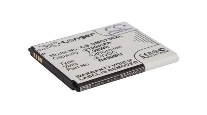 Cameron Sino 2100mAh Samsung GT-I1819,SM-G730,SM-G730A,SM-G3518,Galaxy Core 4G,Afyon,SM-G3589,SM-G3589V,SM-G3586V,SM-G730V Baterie