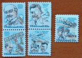 U.S.A- ''AVIATORI CELEBRI in AMERICA''-set 5v-MNH-NESTAMP.-Vezi-Scan
